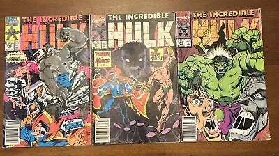 Buy The Incredible Hulk Lot Of 10 Marvel Comics 370-372,374,380,383,385, 387,388,389 • 19£
