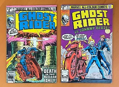 Buy Ghost Rider #40 & 43 (Marvel 1980) 2 X FN+ Bronze Age Comics • 14.96£