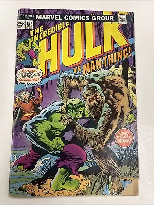 Buy Incredible Hulk #197 (1975) Marvel Comics Bronze Age BERNIE WRIGHTSON COVER VG/G • 14.22£