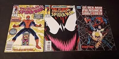 Buy Spectacular Spiderman #158 #203 Spiderman Punisher Sabretooth:designer Genes Nm • 23.71£