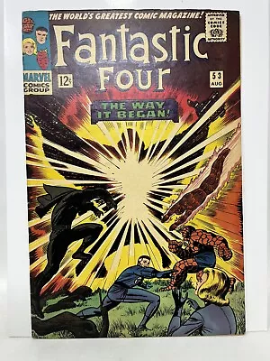 Buy Fantastic Four #53  - 2nd.  App Of Black Panther / 1st. App Of Klaw- Jack Kirby • 150.22£