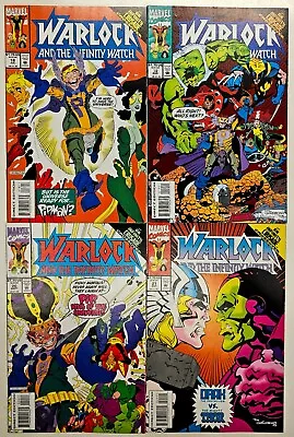 Buy Marvel Comics Warlock Infinity Watch Key 4 Issue Lot 18 19 20 21 High Grade FN+ • 0.99£
