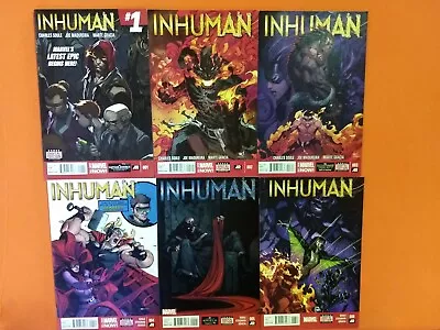 Buy Inhuman 1 2 3 4 5 6 7 8 9 10 /  Prime #1 & All-new #1 / Marvel Nm Near Full Run! • 19.71£