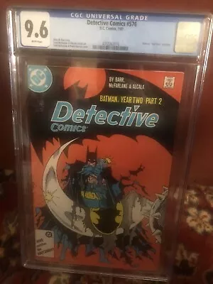 Buy CGC 9.6 Detective Comics #576 White Pages CGC 9.6 1987 • 51.44£