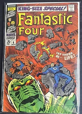 Buy Fantastic Four King-size Special 6 1st App Annihilus Kirby Marvel 1968 Fn- • 78.71£