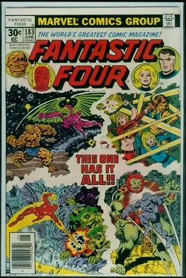 Buy Marvel Comics FANTASTIC FOUR #183 VFN/NM 9.0 • 6.30£