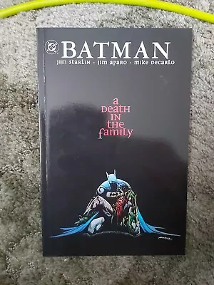 Buy ●batman :a Death In The Family●dc Marvel 1988 Graphic Novel~starlin~aparo~decalo • 10£