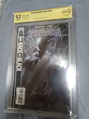Buy Amazing Spider-Man #539 CBCS SS 9.2 Signed Ron Garney 2007 Back In Black CGC • 79.05£