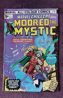 Buy Marvel Chillers #1 October 1975 Modred The Mystic Bronze Age Horror Uk! • 10£