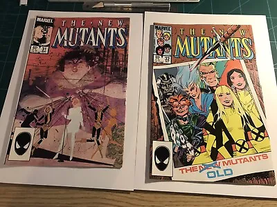 Buy The New Mutants #31 & #32 Marvel Comics 1980s • 8£