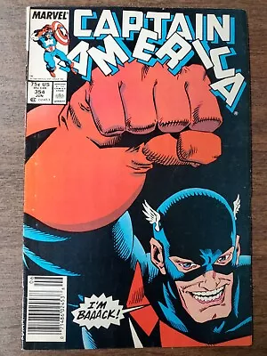 Buy Captain America #354 (Marvel 1989) 1st App USAgent 1st PRINT! • 23.99£