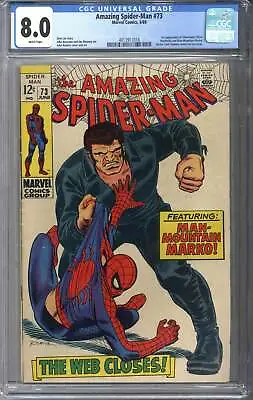 Buy Amazing Spider-man #73 CGC 8.0 • 204.88£