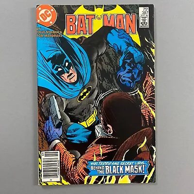 Buy Batman 387 Newsstand 3rd Appearance Black Mask (1985, Dc Comics) • 15.83£