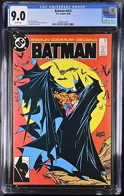 Buy 🔥 Batman #423 1988 Mcfarlane 1st Printing 🔥 Cgc 9.0 • 180.68£