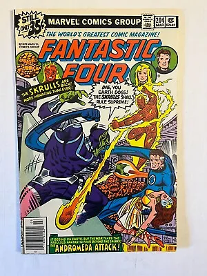Buy Fantastic Four #204 Newsstand Cameo Nova Corps Marvel - I COMBINE SHIPPING • 6.40£