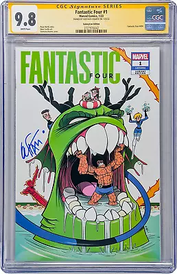 Buy Fantastic Four #1 Marvel Comics Exclusive CGC SS 9.8 NM/MINT Signed Duarte • 90.88£