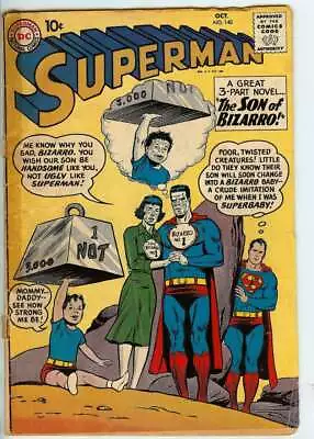 Buy Superman #140 2.0 // 1st Appearance & Origin Of Bizarro Jr. Dc Comics 1960 • 33.21£