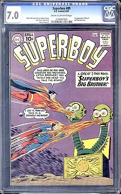 Buy Superboy  #89 Cgc 7.0 1st Mon-el, 2nd Appearance Of Phantom Zone !  • 631.48£