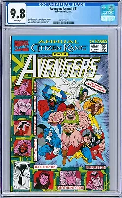 Buy Avengers Annual #21 1991 Marvel CGC 9.8 1st Anachronauts & Kang As Victor Timely • 177.38£