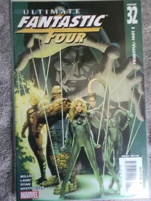 Buy Marvel Ultimate Fantastic Four #32 Dr. Doom Millar Land Cover Nm- • 7.92£