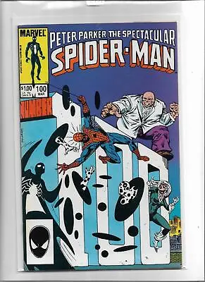 Buy Peter Parker, The Spectacular Spider-man #100 1985 Near Mint- 9.2 3454 Kingpin • 17.04£