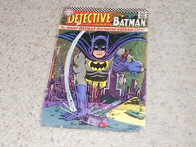 Buy 1967 Detective Comics DC Comic Book #362-BATMAN - BATMAN DESTROYED  GOTHEM CITY! • 9.52£