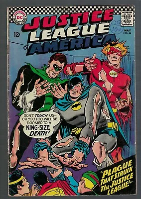 Buy DC Comics Justice League Of America 44 VGF 5.0  1966 Wonder Woman Batman • 69.99£