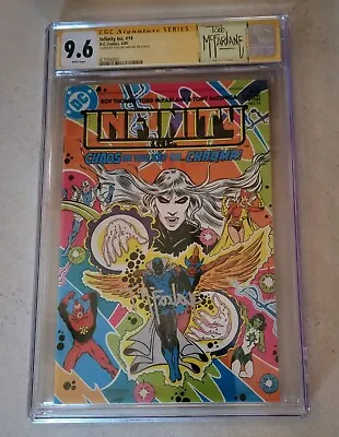 Buy Infinity Inc #14 CGC 9.6 Signed By Todd McFarlane. 1st Cover Published • 142.31£