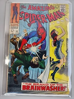 Buy Amazing Spider-Man #59 1st Mary Jane Cover John Romita 1968 Marvel Comic Book • 72.61£