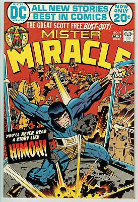 Buy MISTER MIRACLE  9  VF/NM/9.0  -  Beautiful Higher Grade Kirby Issue! • 55.33£