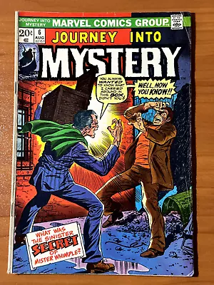 Buy JOURNEY INTO MYSTERY Marvel Comics No. 6 Aug 1973 Secret Of Mister Whimple VG+ • 15.05£