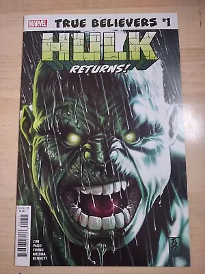 Buy Avengers #684 Reprint Marvel Comics True Believers #1 Hulk Returns 2019 Immortal • 2.75£
