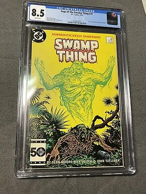 Buy Saga Of The Swamp Thing #37 CGC 8.5 1st John Constantine 1985 White Pages!!!!! • 399.76£