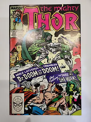 Buy The Mighty Thor Volume One #410 Marvel Comics Doctor Doom • 4.95£