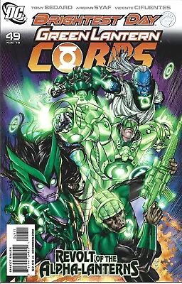 Buy Green Lantern Corps #49 Brightest Day DC Comics (2006 1st Series) NM+ • 1.99£