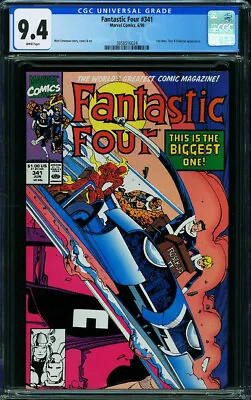 Buy Fantastic Four #341 CGC 9.4 Walt Simonson Story And Art Iron Man Thor Galactus • 63.49£