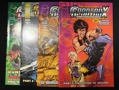Buy Jackie Chan Spartan X Hell Bent Hero For Hire 1-4 Comic Set Complete 1998 Vf • 25.57£