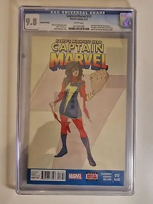 Buy Captain Marvel #17 2nd Print CGC 9.8  Kamala Khan Marvel Comics • 949.99£
