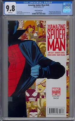 Buy Amazing Spider-man #648 Cgc 9.8 Marcos Martin Variant Cover • 158.11£