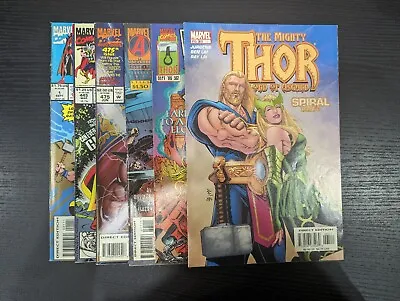 Buy Mighty Thor  445 475 495 502 567 & Thor Corps #1 Marvel Comics • 9.45£