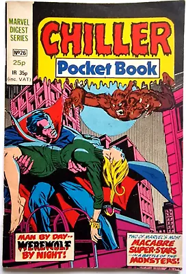 Buy Chiller 7 Comic Pocket Book Marvel Digest Series Dracula Man-Thing • 6.99£