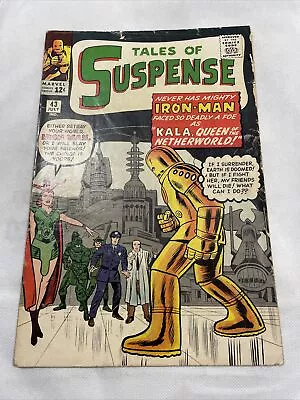 Buy Comic Book- Tales Of Suspense #43 5th Iron Man Lee, Kirby, Heck, Ditko Low Grade • 154.17£