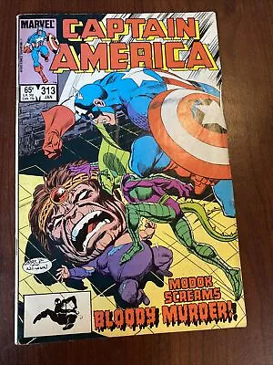Buy Captain America #313 (Jan 1985) John Byrne Cover M.O.D.O.K. Serpent Society • 3.97£