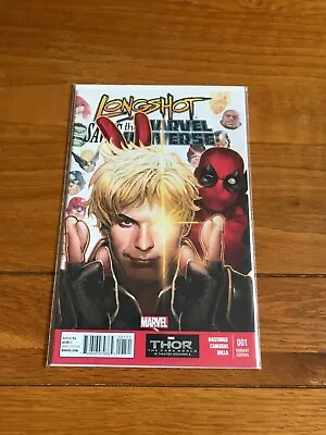Buy Longshot Save The Marvel Universe 1. All Nm Cond. 2014 Series. Deadpool Variant • 2.25£