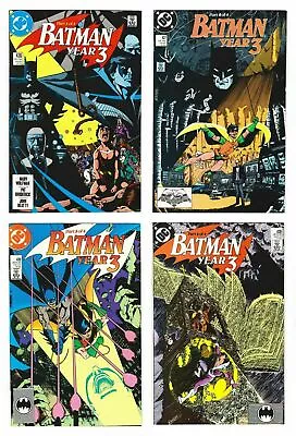 Buy BATMAN #436-439 YEAR 3 PART 1- 4 Full Set  (DC 1989)   NM 1-PER PERSON  • 18.99£