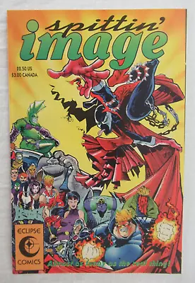 Buy Spittin' Image #1 Eclipse Comics 1992 Image Comics Parody Sam Keith Cover • 10.38£