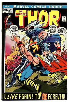 Buy THOR #201 VG/F, John Buscema Art, Marvel Comics 1972 • 15.81£