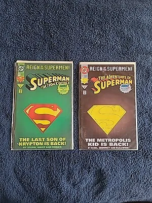 Buy DC Superman Lot #687 & #501 Detective Comics 2 Issues Reign Of The Supermen!  • 8.39£