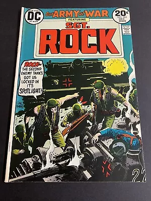 Buy Our Army At War 263, Bronze Age Kubert Tank Cover. Sgt. Rock. Nice Mid DC 1973 • 7.97£
