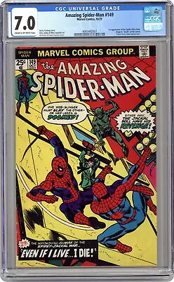 Buy Amazing Spider-Man #149 CGC 7.0 1975 4065442007 1st App. Spider-Man Clone • 181.84£